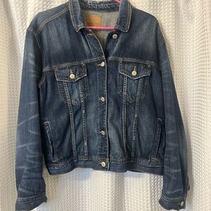 American Eagle Outfitters Dark Blue Jean Jacket